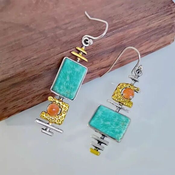 Back In Stock, BOHO Art Earrings - Picture 3 of 4